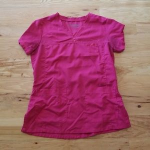 Pink Grey's  Anatomy scrub top